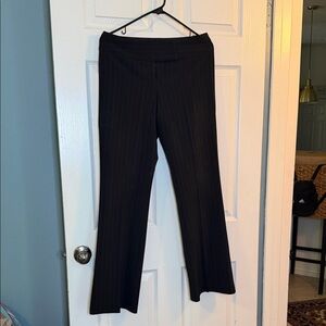 Tracy Evans Black Pinstripe Boot Cut Dress Pants